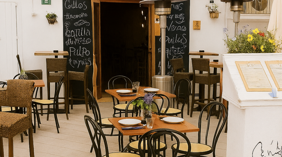 Bar de copas en plaza sa Riba