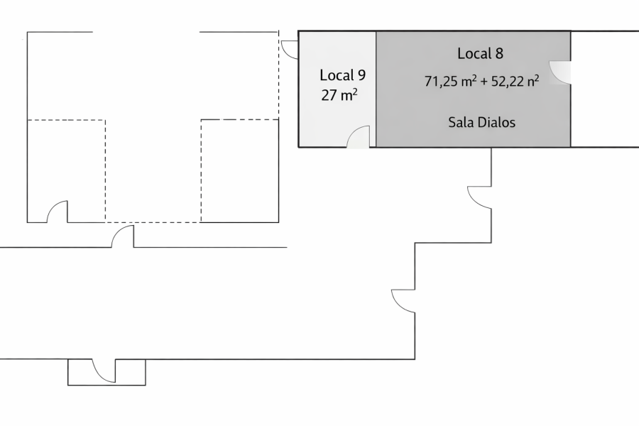 Local comercial vista mar